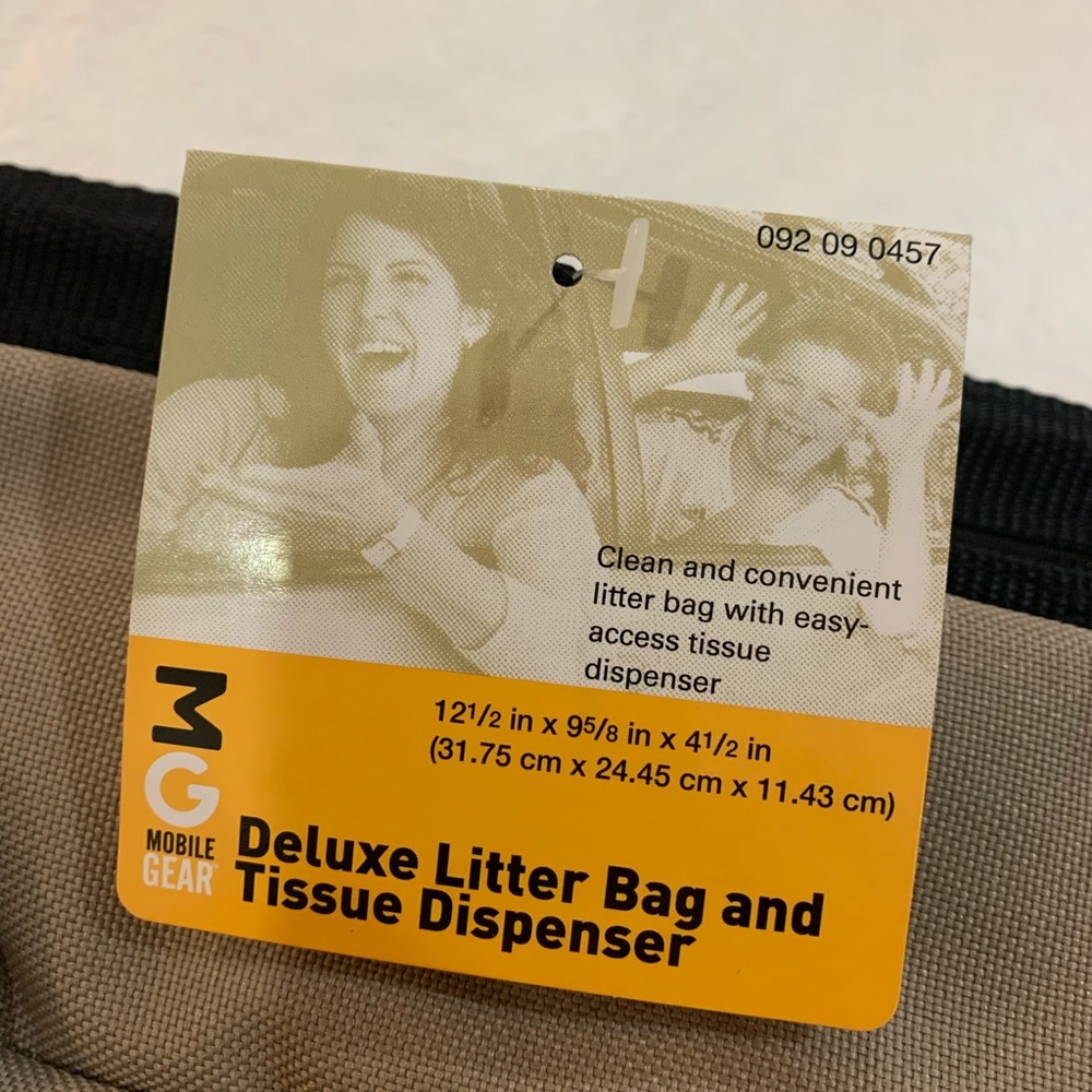 NWT Deluxe Baby Litter Bag and Tissue Dispenser
